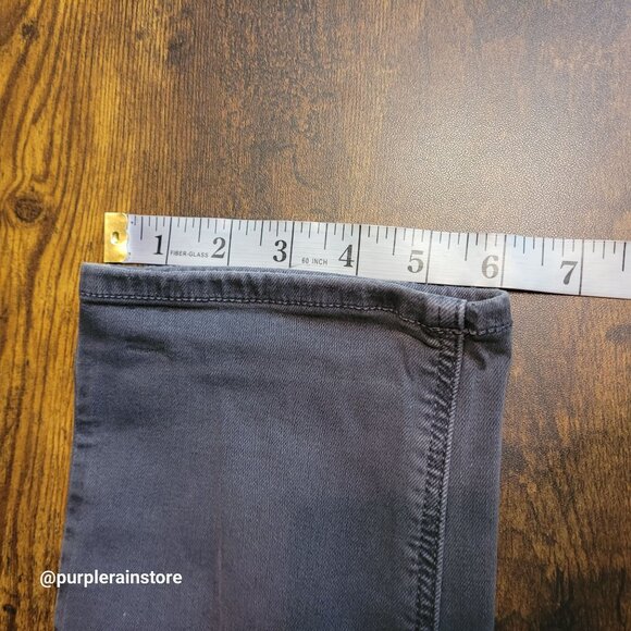American Eagle Jeans 2 S Tomgirl Mid Rise Super Stretch x Gray Ripped Denim - Picture 10 of 11